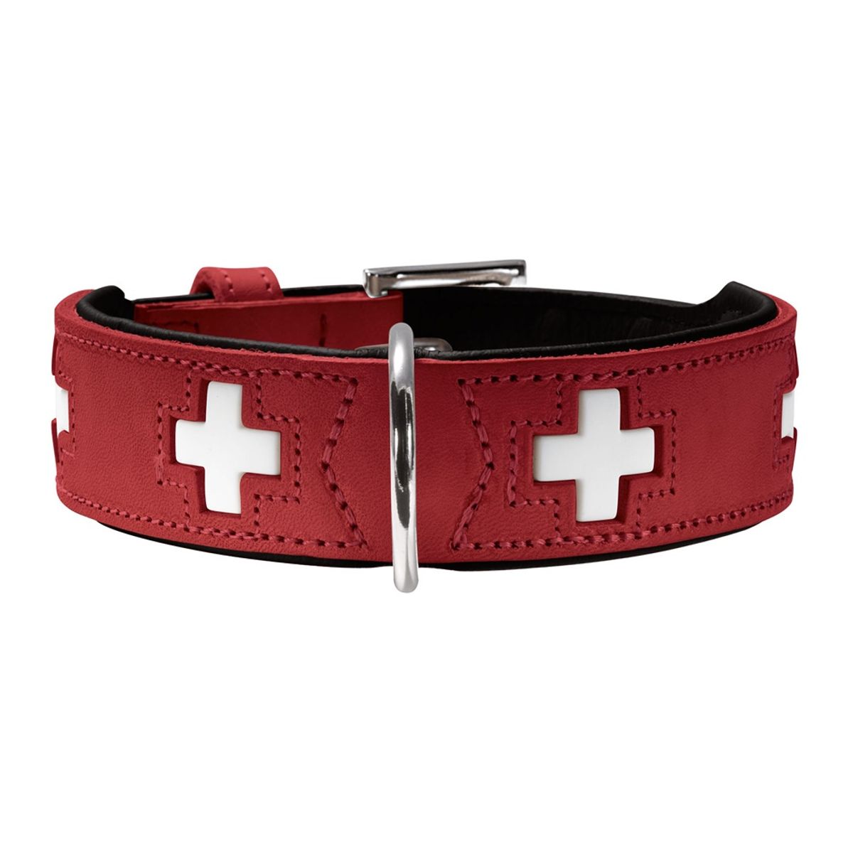 HUNTER - Hunter Collar para Perro Swiss Rojo 42 S-M