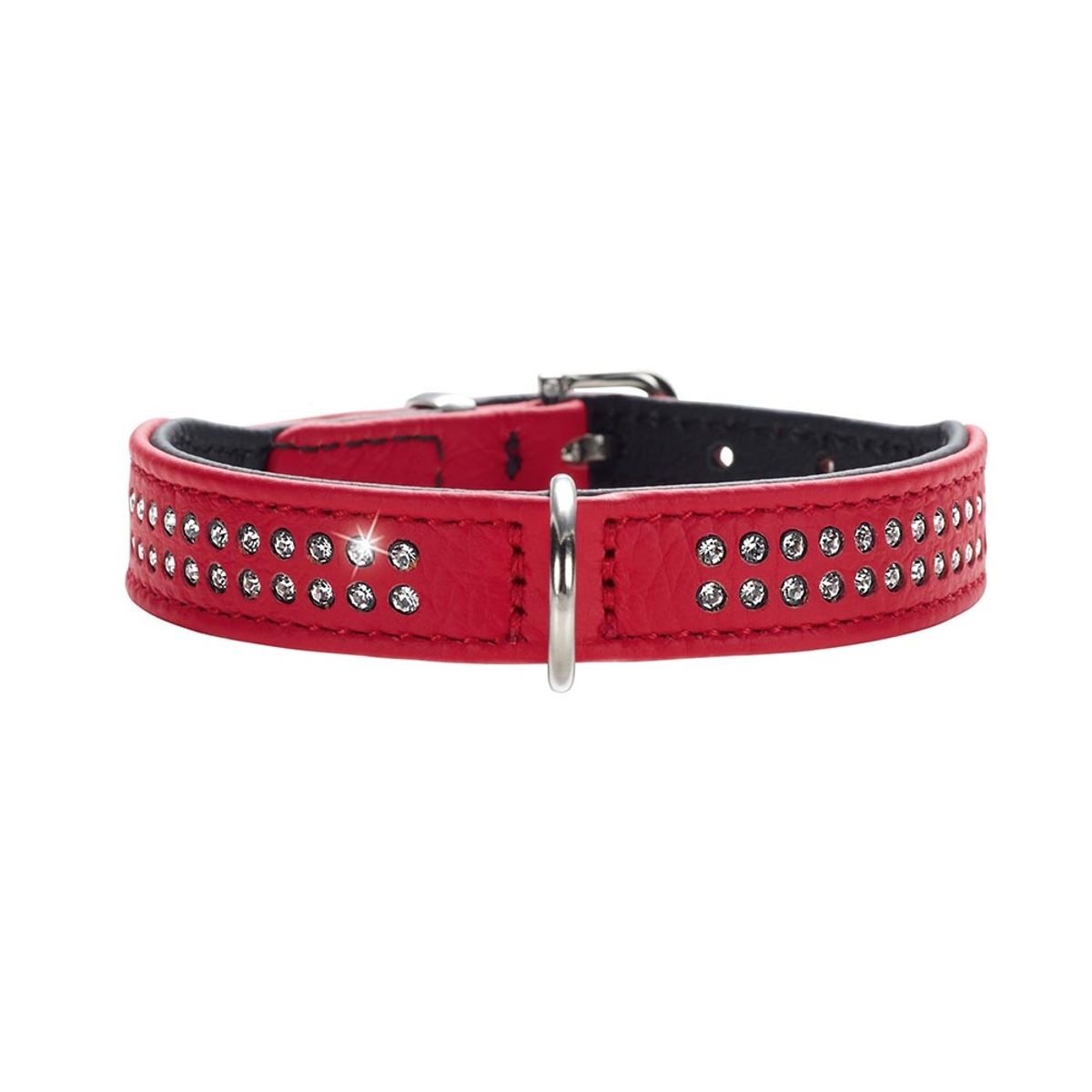 HUNTER - Hunter Collar para Perro Diamond Petit RojoNegro 27