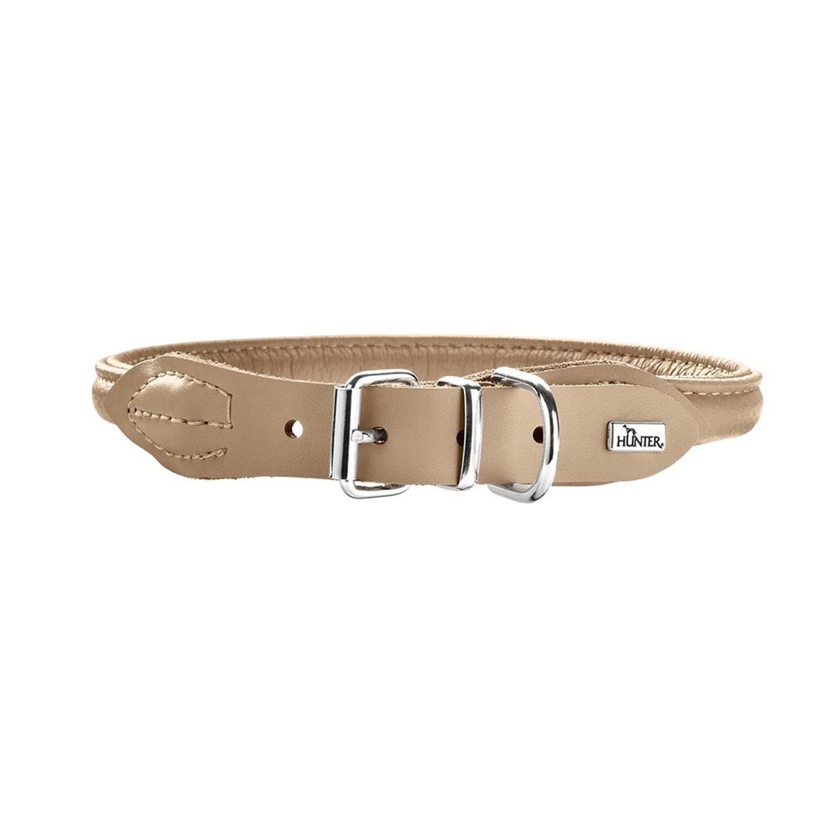 HUNTER - Hunter Collar para Perro Alce Round & Soft Beige M