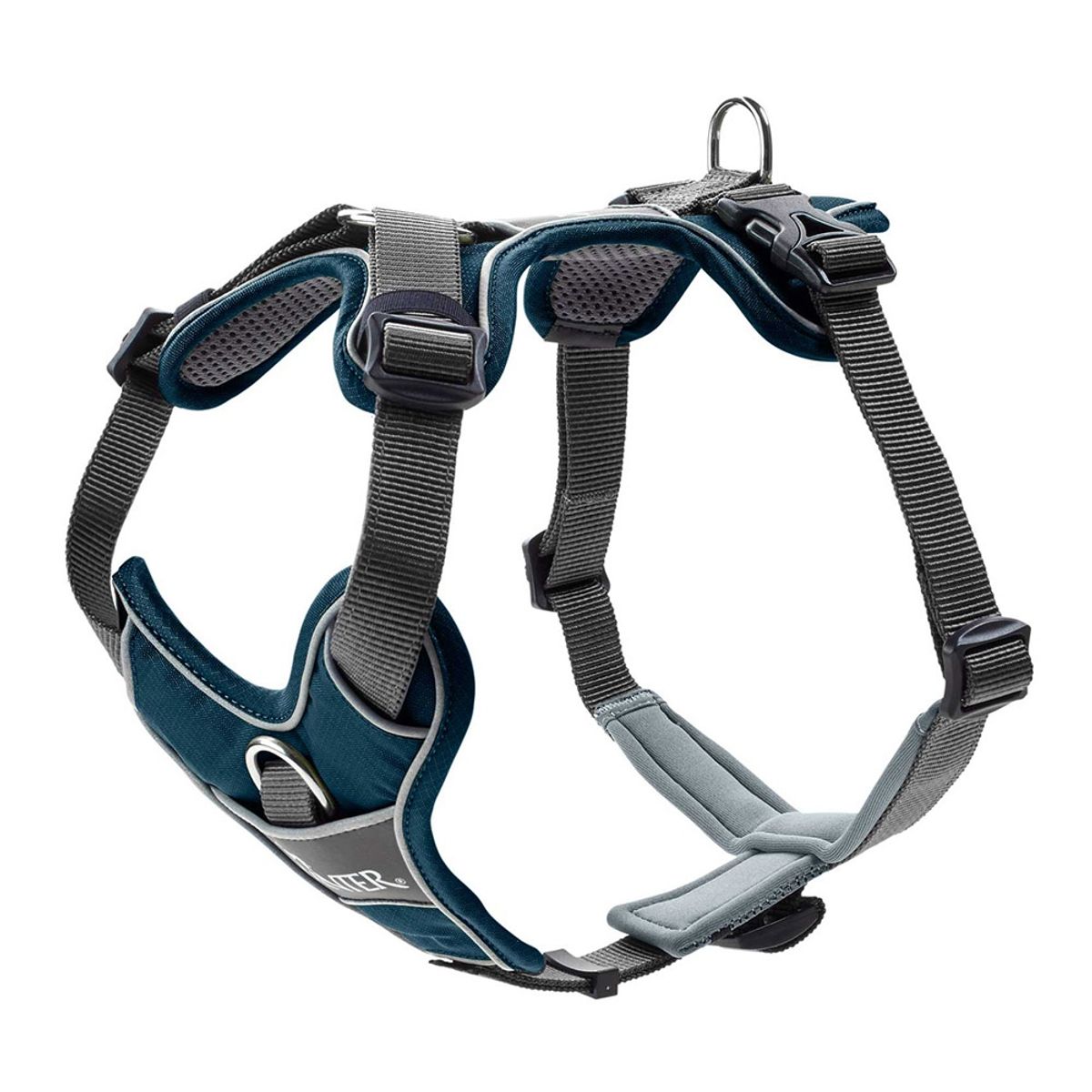 HUNTER - Hunter Arnes para Perro Divo Azul OscuroGris S