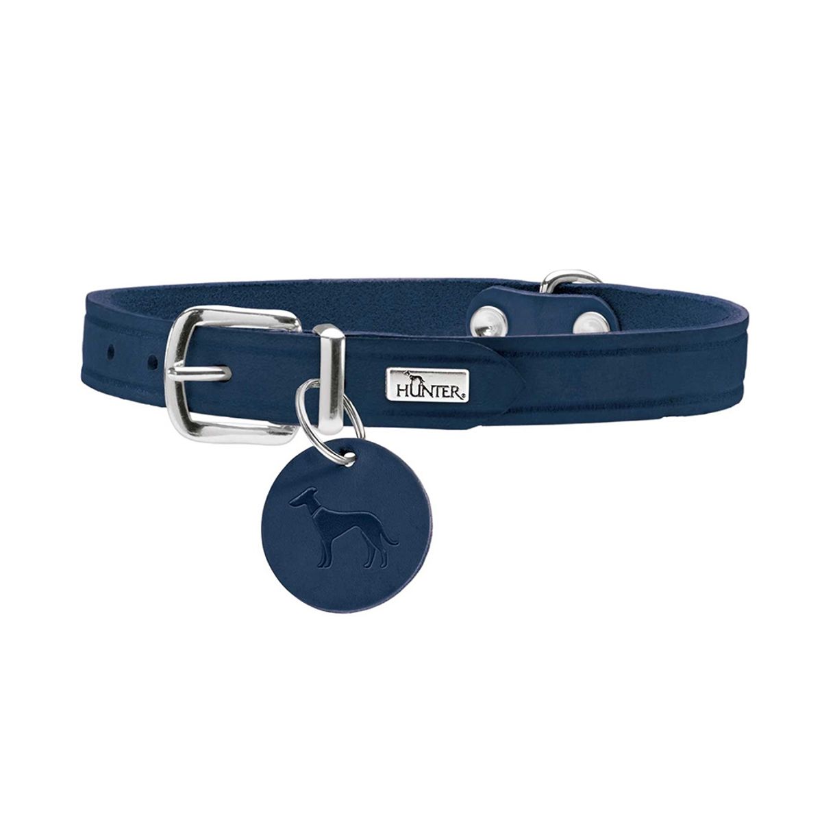 HUNTER - Hunter Collar para Perro Aalborg Azul Oscuro L
