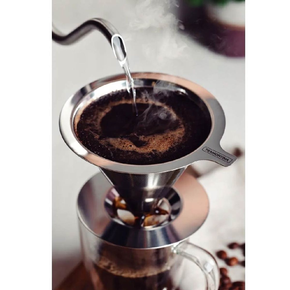 TRAMONTINA - Filtro Colador Para Café TRAMONTINA  Gris