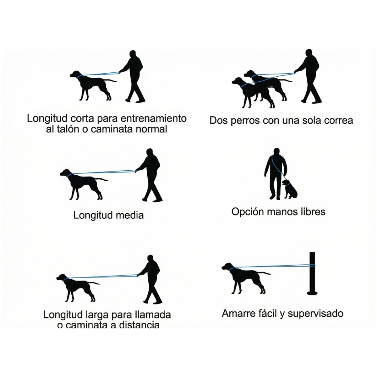 HUNTER - Hunter Correa de Entrenamiento para Perro Sansibar Marrón Oscuro 20-200