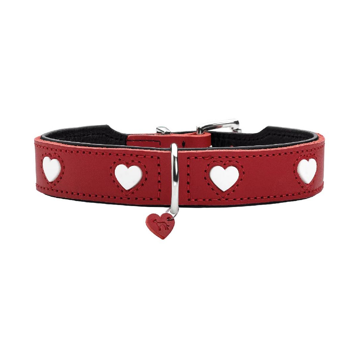 HUNTER - Hunter Collar para Perro Love RojoNegro 32 XS