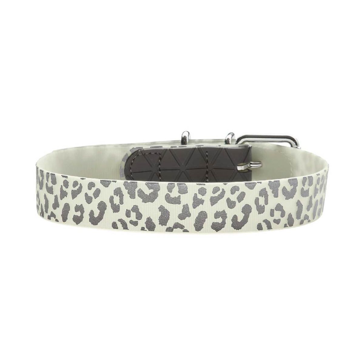 HUNTER - Hunter Collar para Perro Convenience Reflect Glow Leopard Print M-L