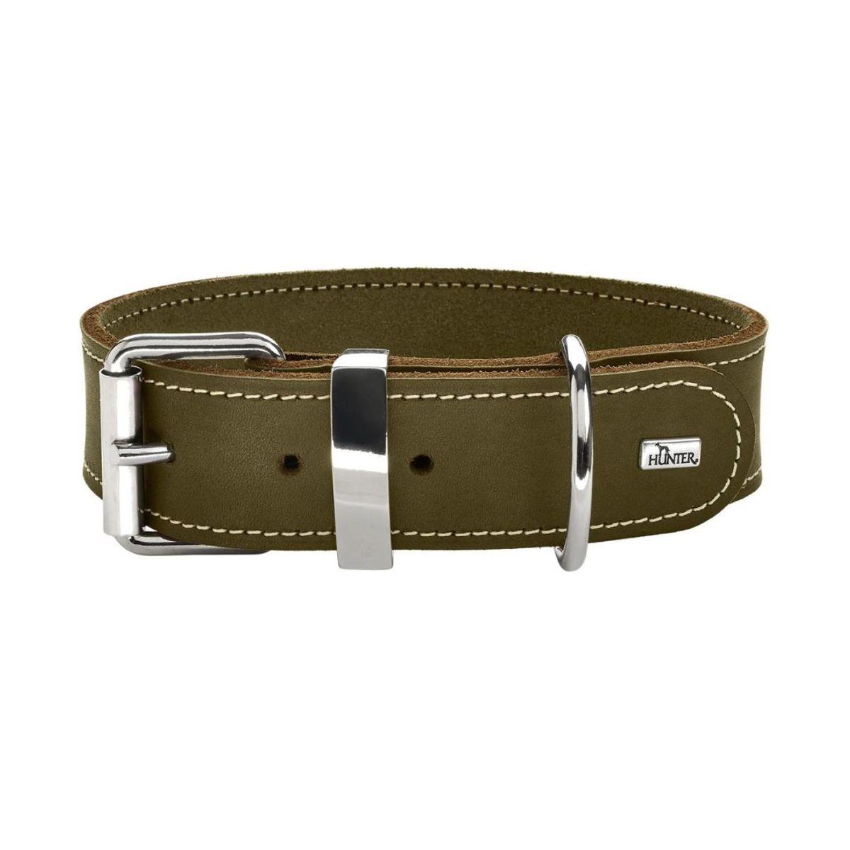 HUNTER - Hunter Collar para Perro Aalborg Special 50 S-M Olivo