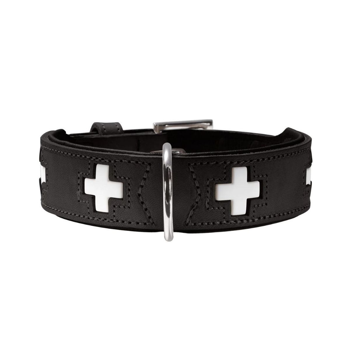 HUNTER - Hunter Collar para Perro Swiss Negro 42 S-M