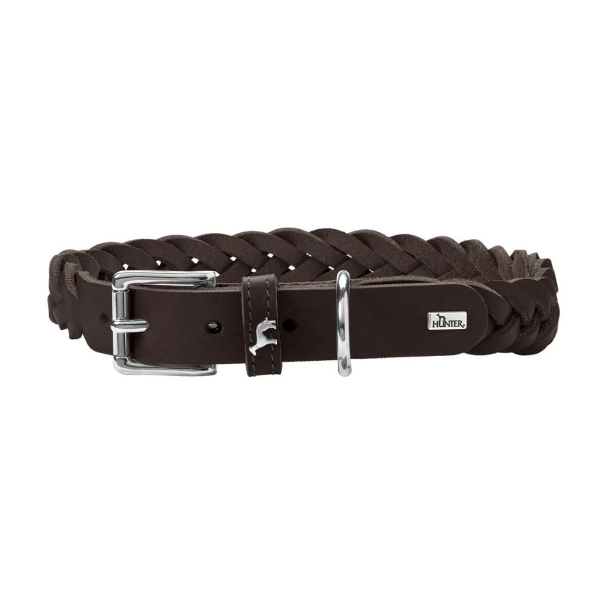 HUNTER - Hunter Collar para Perro Solid Education Special Marron Oscuro 45  S