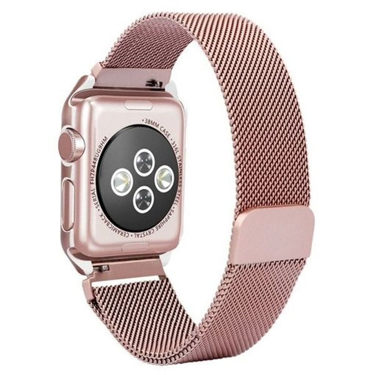 GENERICO - CORREA APPLE WATCH ROSADO 4244454649 ACERO