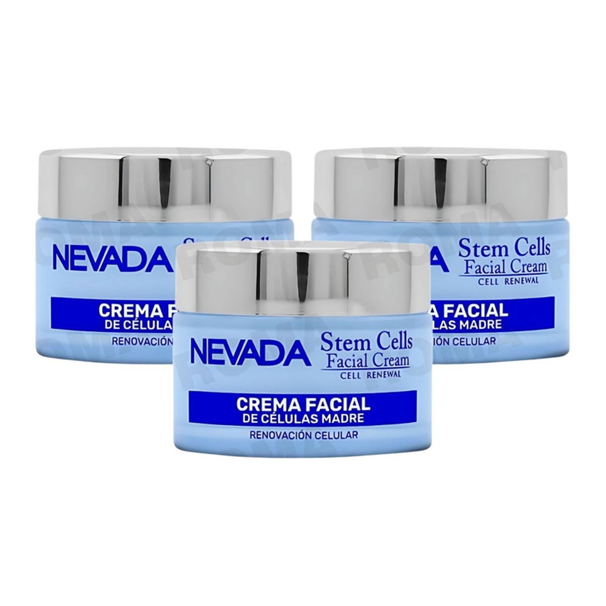 NEVADA NATURAL PRODUCTS - PACK 3 CREMA FACIAL CÉLULAS MADRE 50ML NEVADA