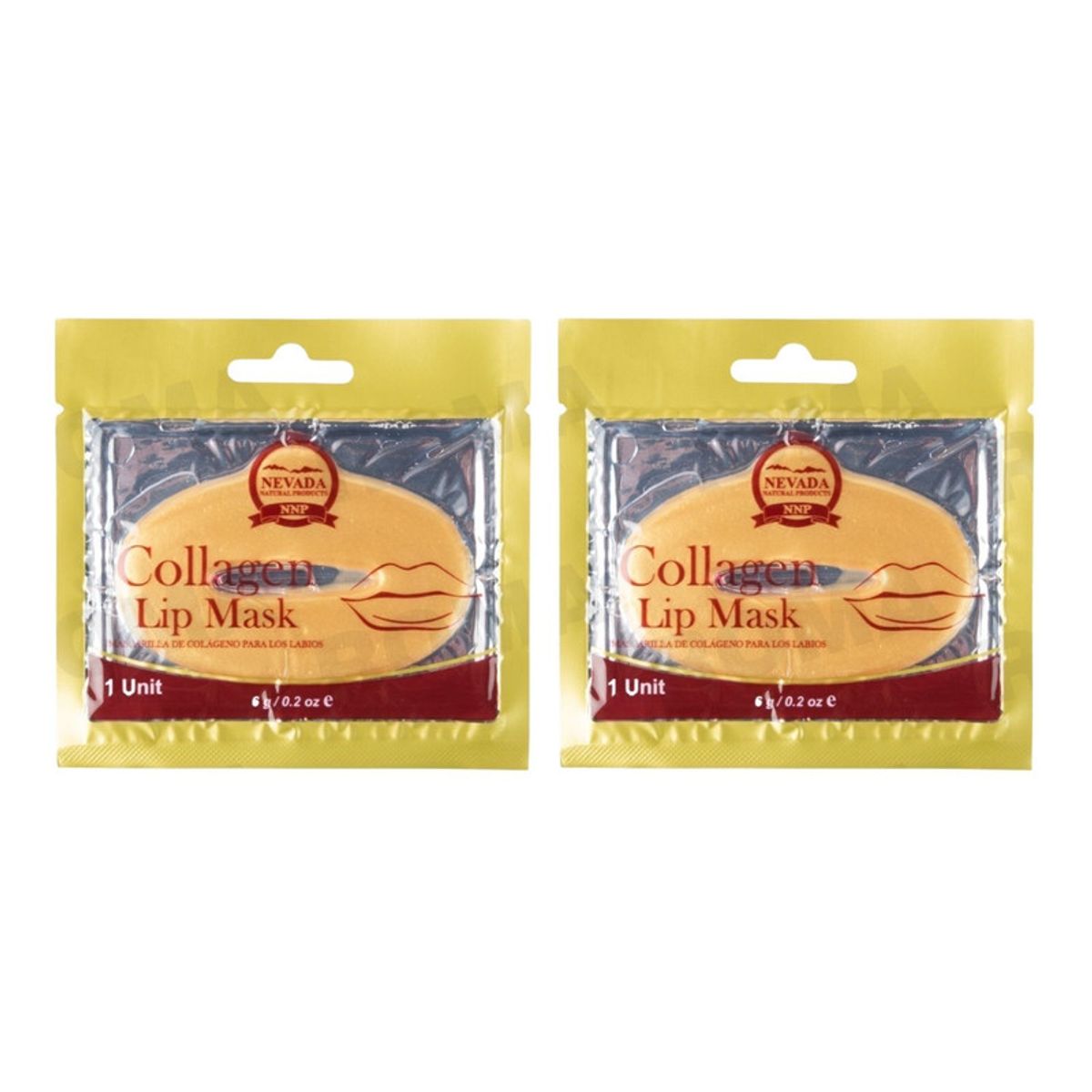 NEVADA NATURAL PRODUCTS - PACK 2 MASCARILLA DE LABIOS CON COLÁGENO 1 UND NEVADA