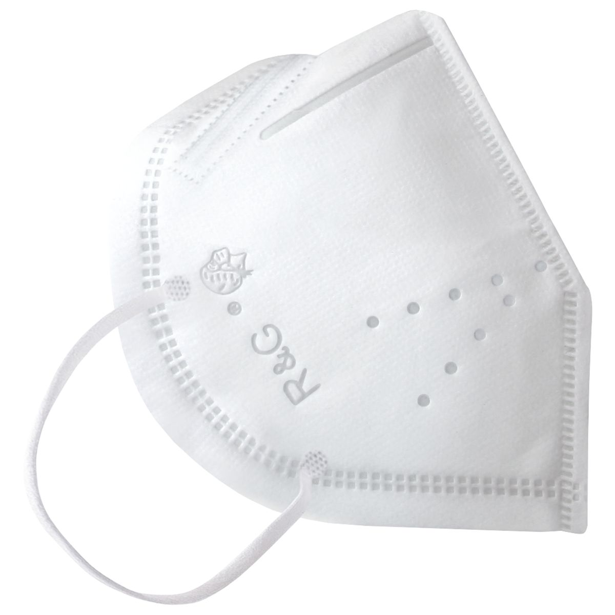 R&G - Mascarilla KN95 Niños Blanco R&G Caja x 15 und