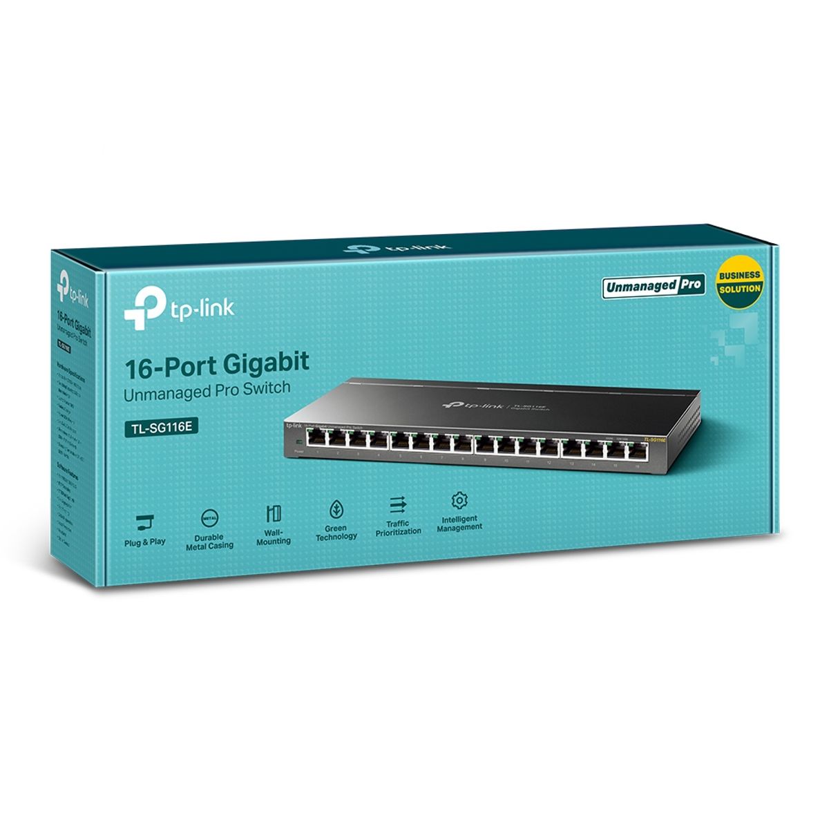 TP LINK - Switch Tp-Link TL-SG116E 16 Puertos Gigabit