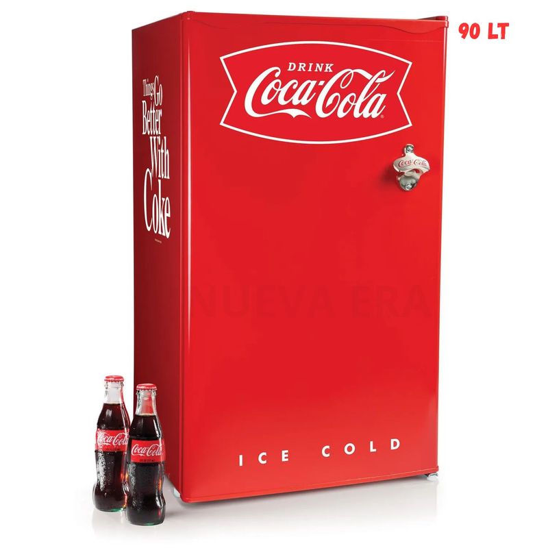 NOSTALGIA - Frigobar Nostalgia 90 Lt Coca Cola CRF32CK Rojo