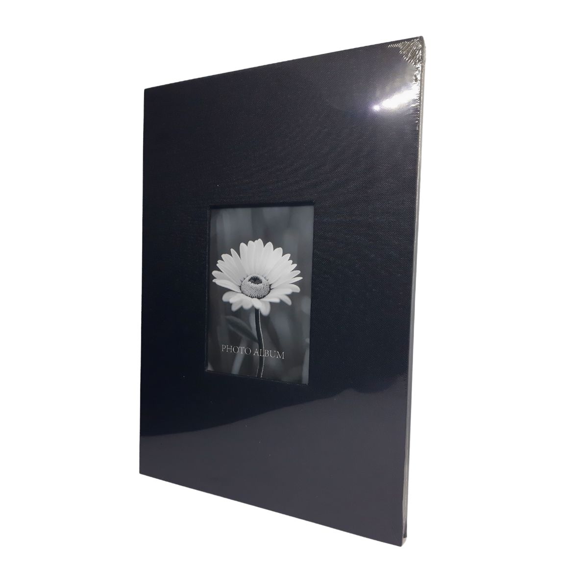 GENERICO - Album de Lino (Negro) con ventana para 300 fotos 10x15
