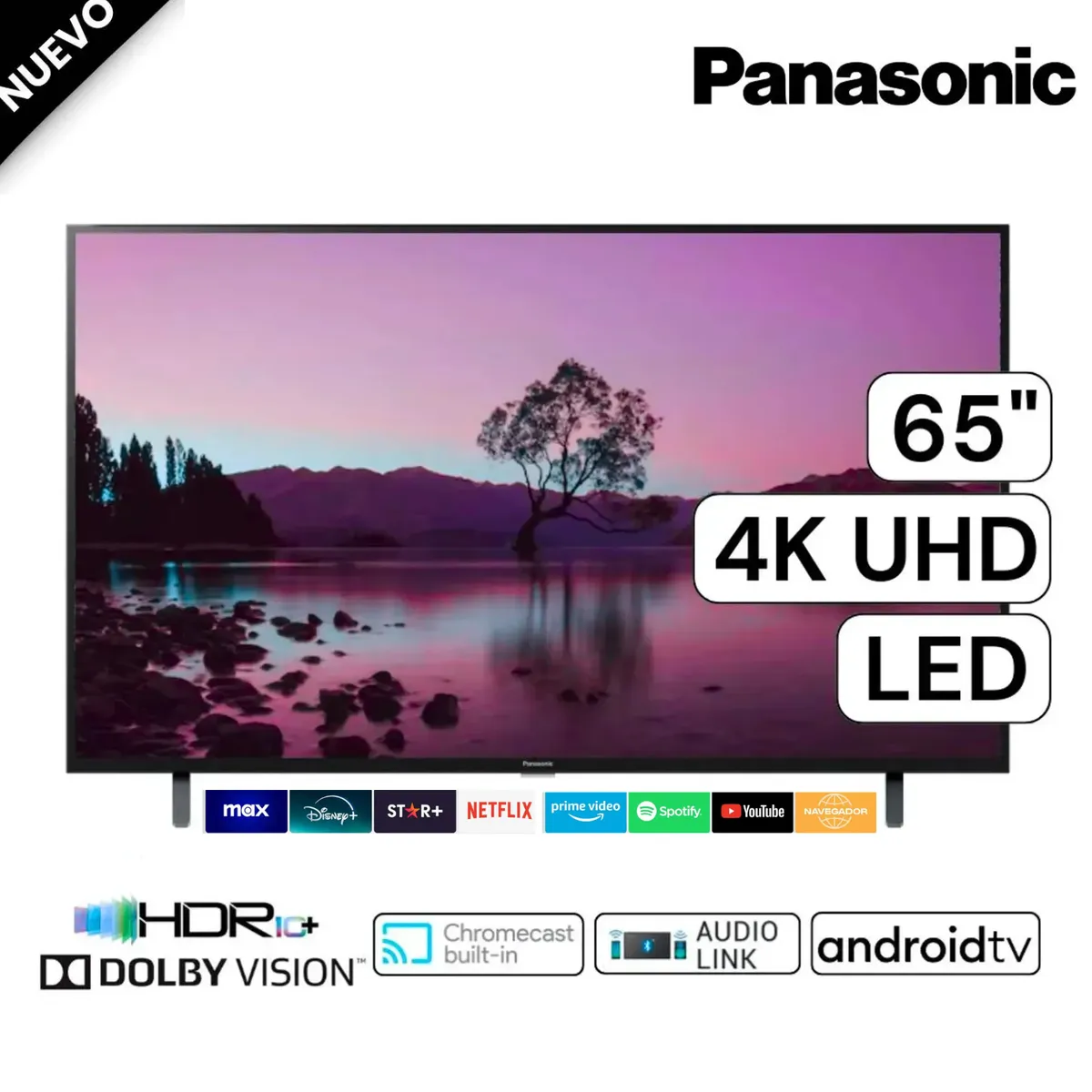 PANASONIC - Televisor Panasonic 65 TC-65FX600W Smart TV 4K UHD LED