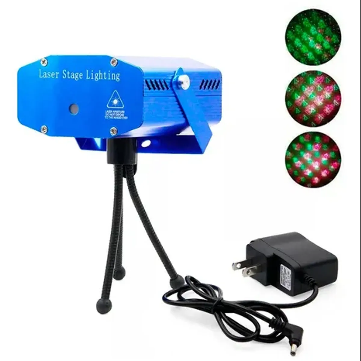 GENERICO - Proyector de luces led para fiesta con sensor de sonido