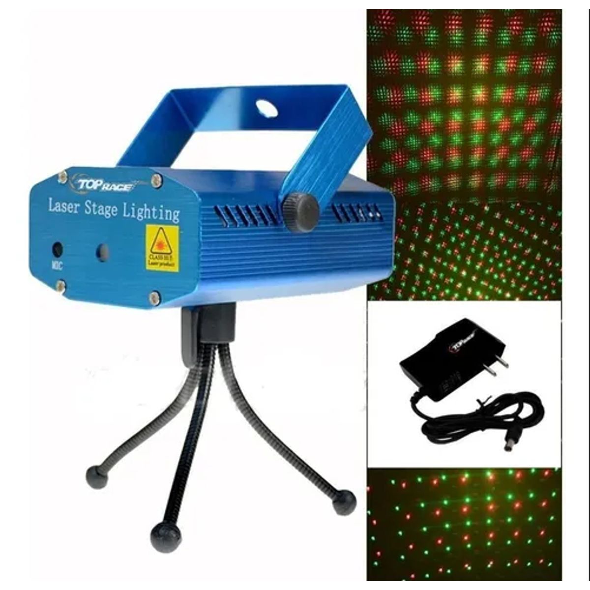 GENERICO - Proyector de luces led para fiesta con sensor de sonido