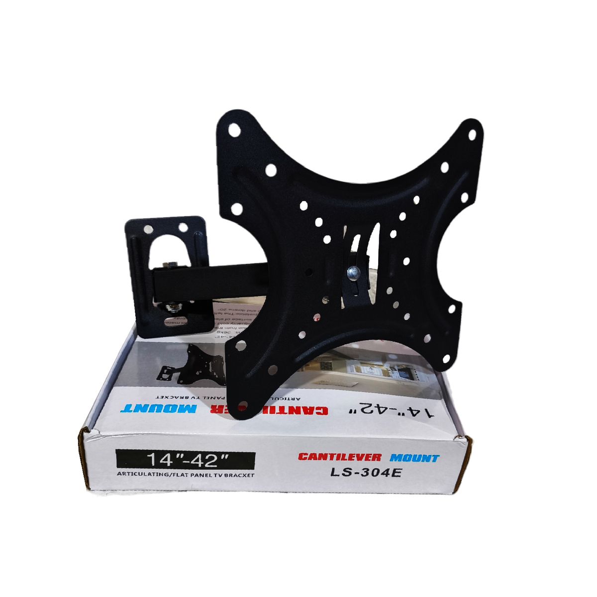 GENERICO - Soporte de TV Articulado Reclinable 14 a 42 Pulgadas y 36 Kgs