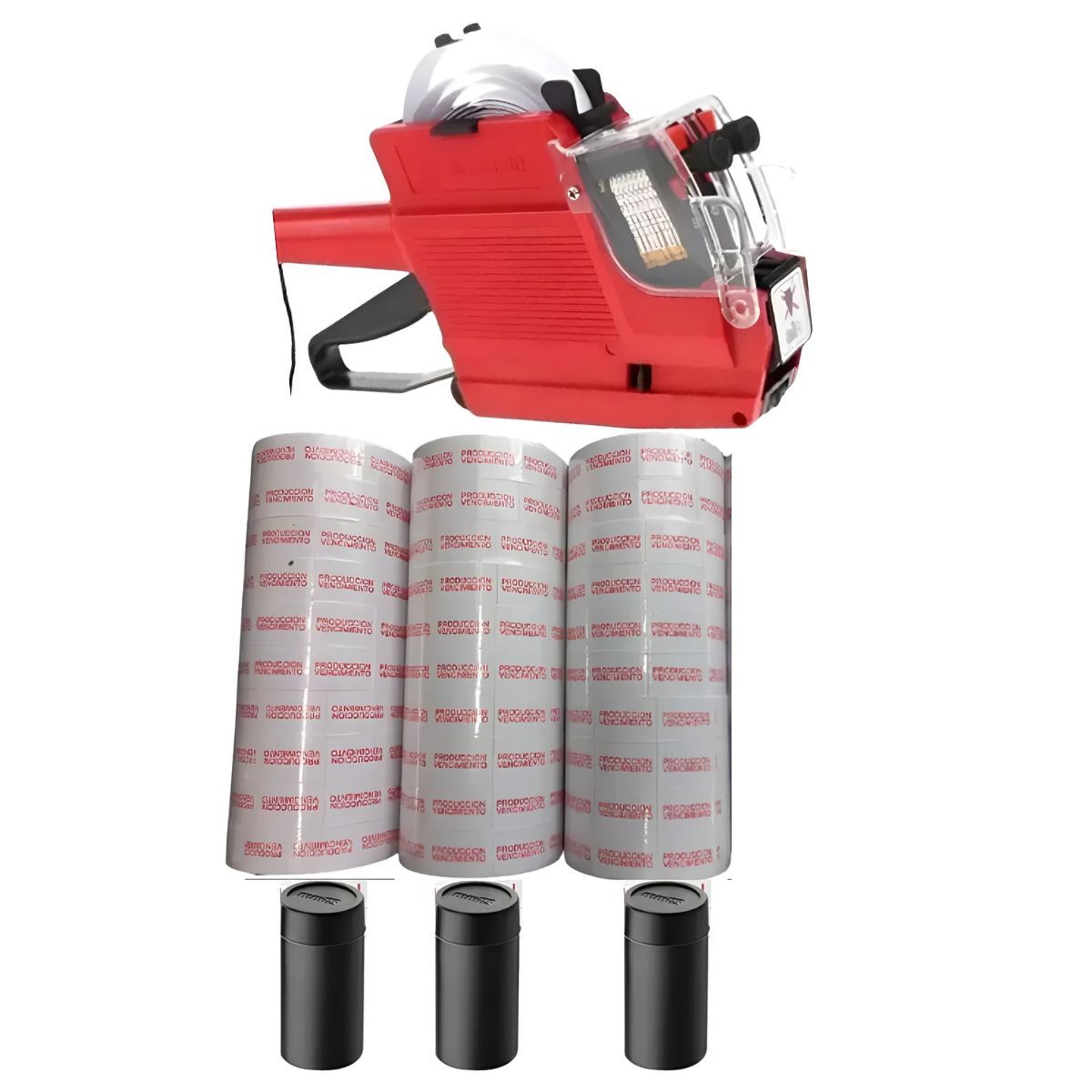 GENERICO - Fechador De Producción Vencimiento Más Etiquetas Stickers - Con 15mil Etiquetas