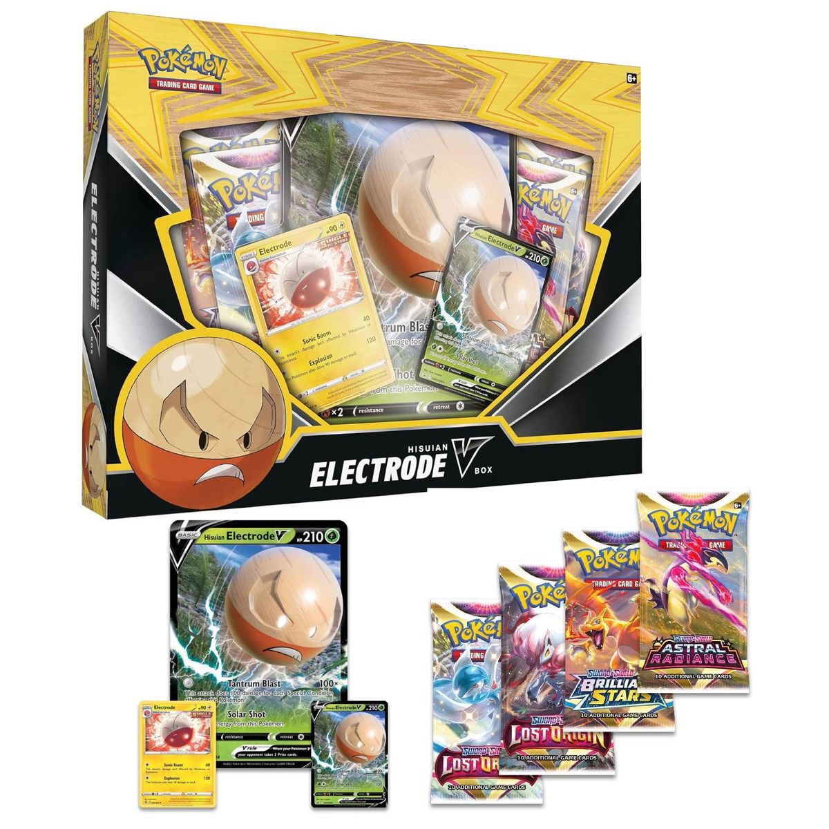 POKEMON - Pokemon TCG Electrodo V Box de Hisuian Español
