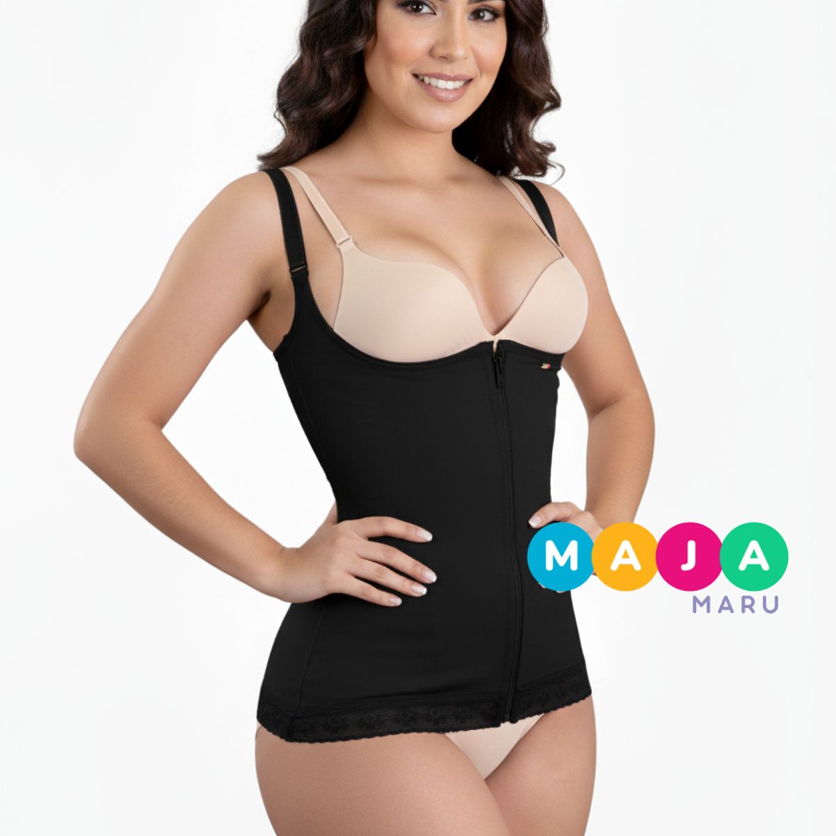 GENERICO - FAJA TIPO CHALECO DE POWERNET COLOMBIANO CON TIRANTE DELGADO