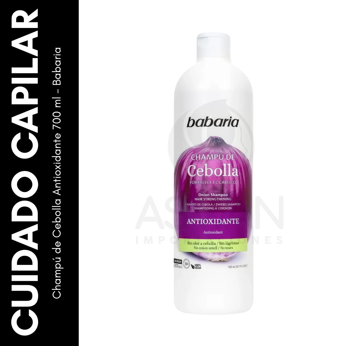 GENERICO - Champú de Cebolla Antioxidante 700 ml - Babaria