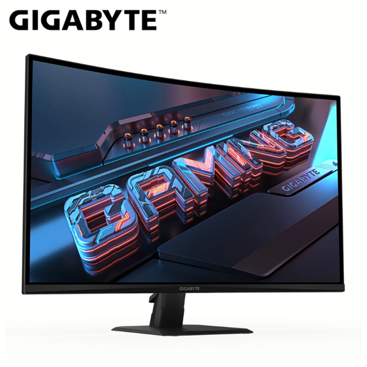 GIGABYTE - Monitor Gigabyte Gaming Curvo GS32QCA QHD 32 " 180HZ 1MS