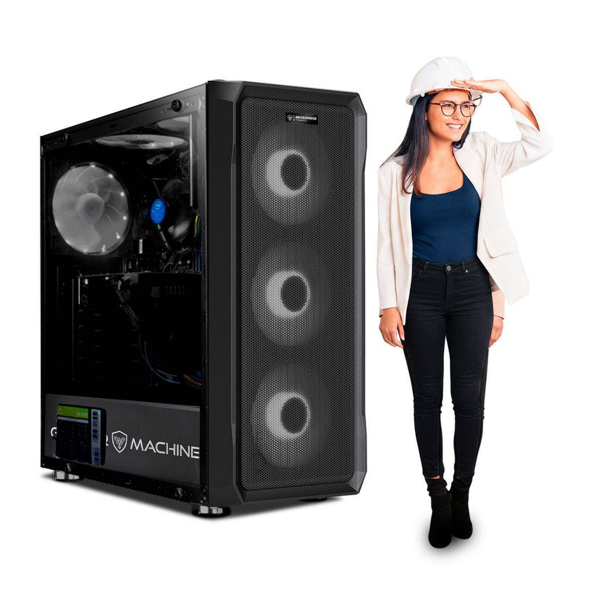 INTEL - CPU INTEL Core i5 10400F 8GB 500GB RTX3050 6GB COMPUTADORA