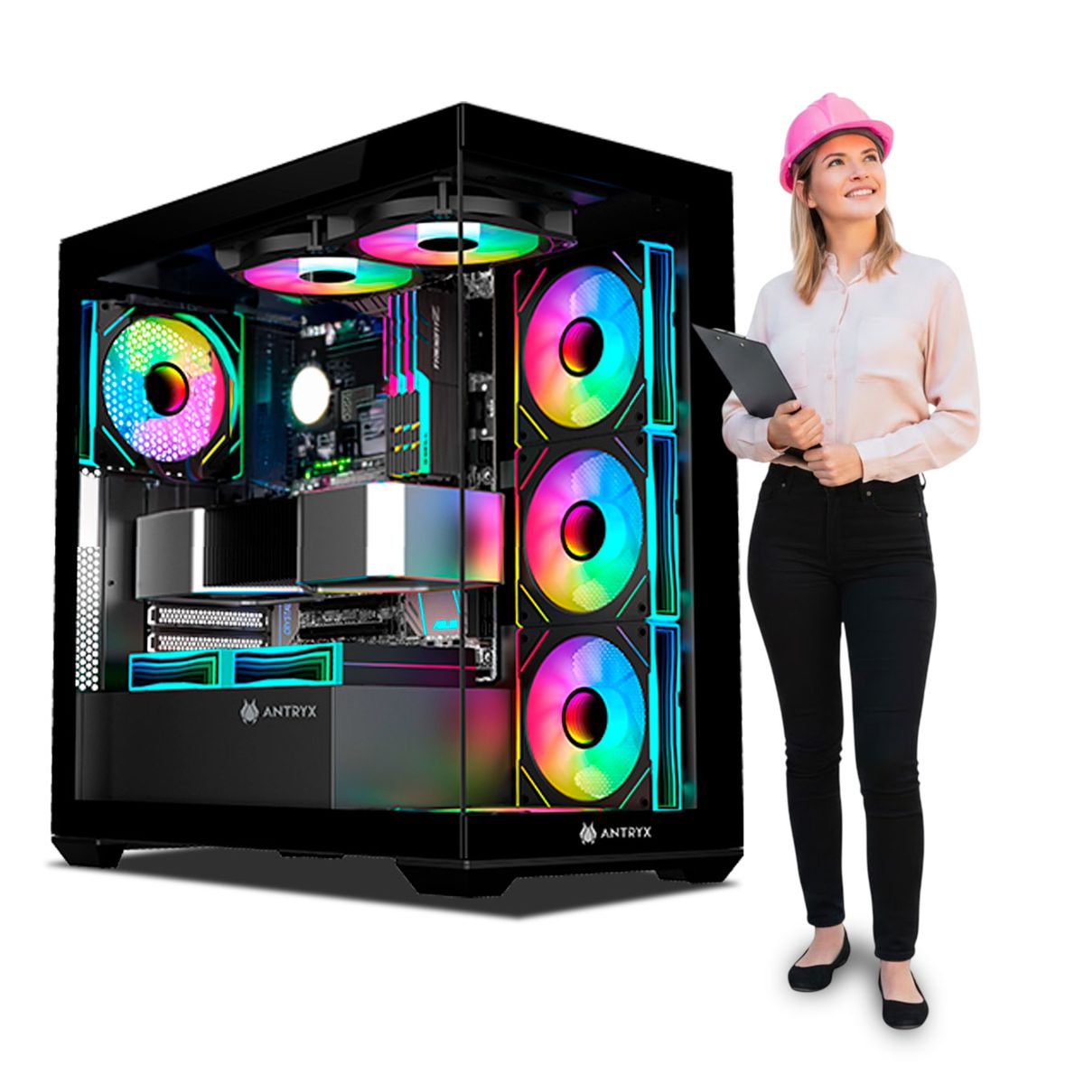 INTEL - CPU INTEL Core I7 14700F 16GB 500GB RTX5060 8GB COMPUTADORA