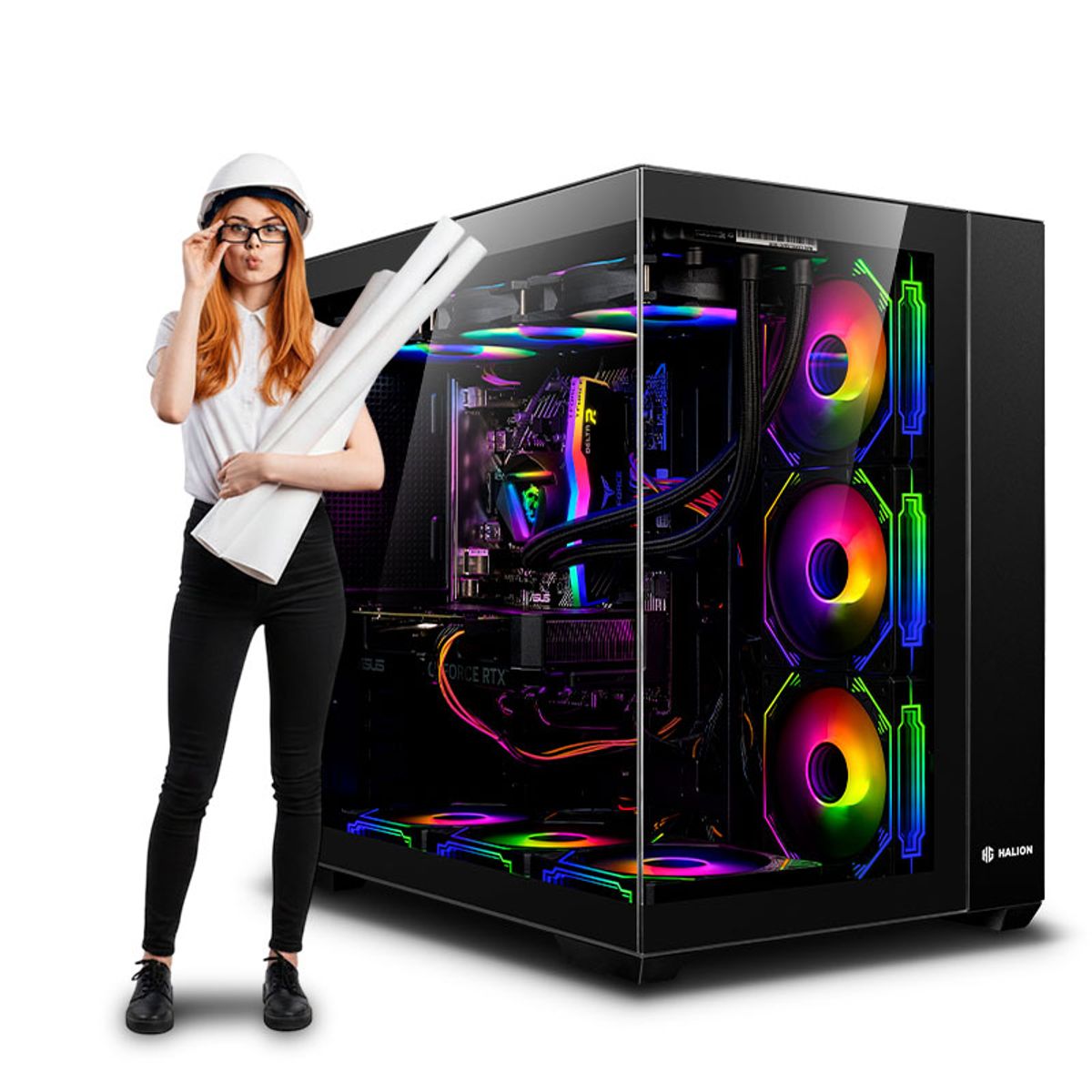 INTEL - CPU INTEL Core i9 Ultra 285K 32GB DDR5 1TB RTX5070TI 16GB INGE COMPU