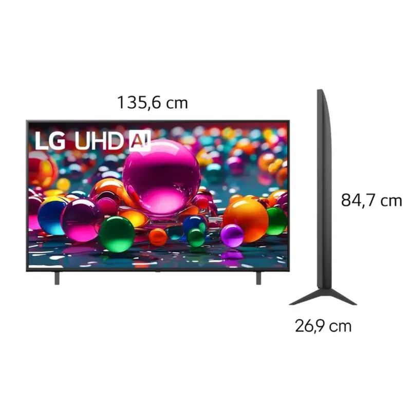 LG - Televisor LG LED 60 Smart UHD 4K ThinQ AI 60UA8050PSA