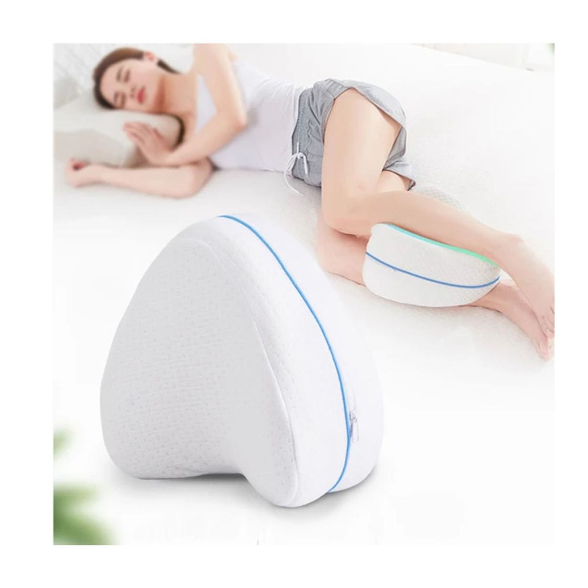 OEM - Almohada Viscoelástica Para Piernas Y Rodillas Pack X 2