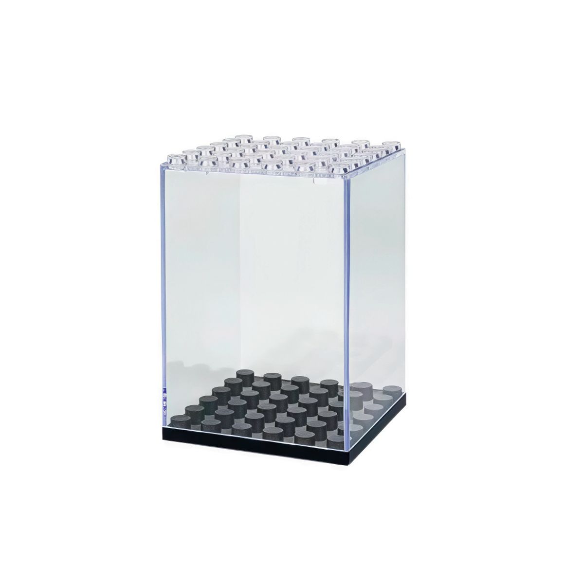 S&T - Caja Acrílica de Exhibición Apilable para Minifiguras MB-14 Transparente
