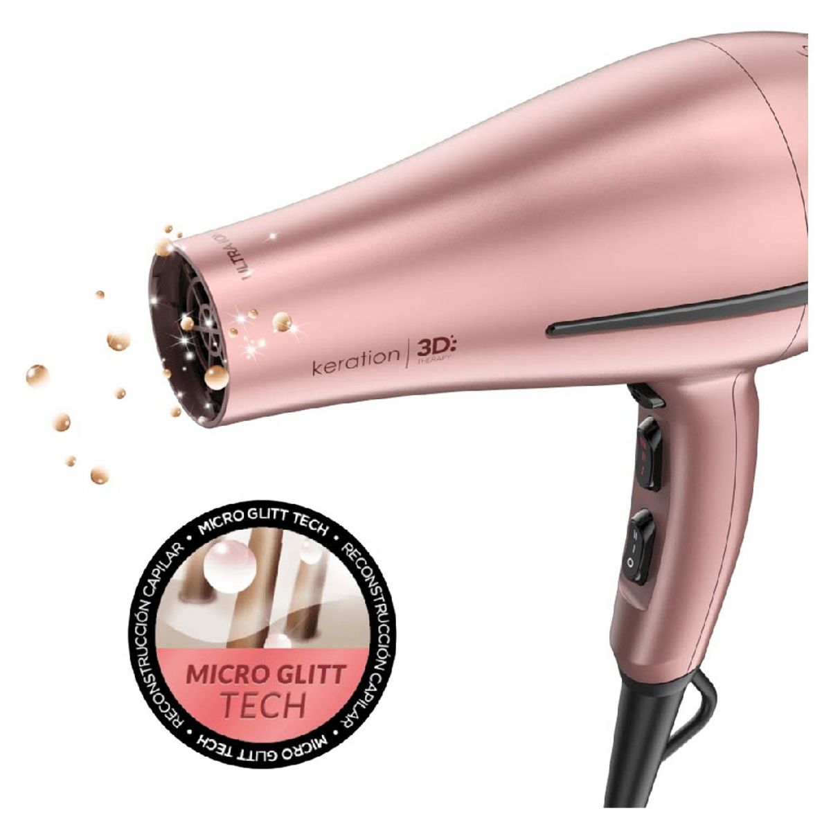 GAMA - Secador Gama Keration 3D Therapy de 2200W