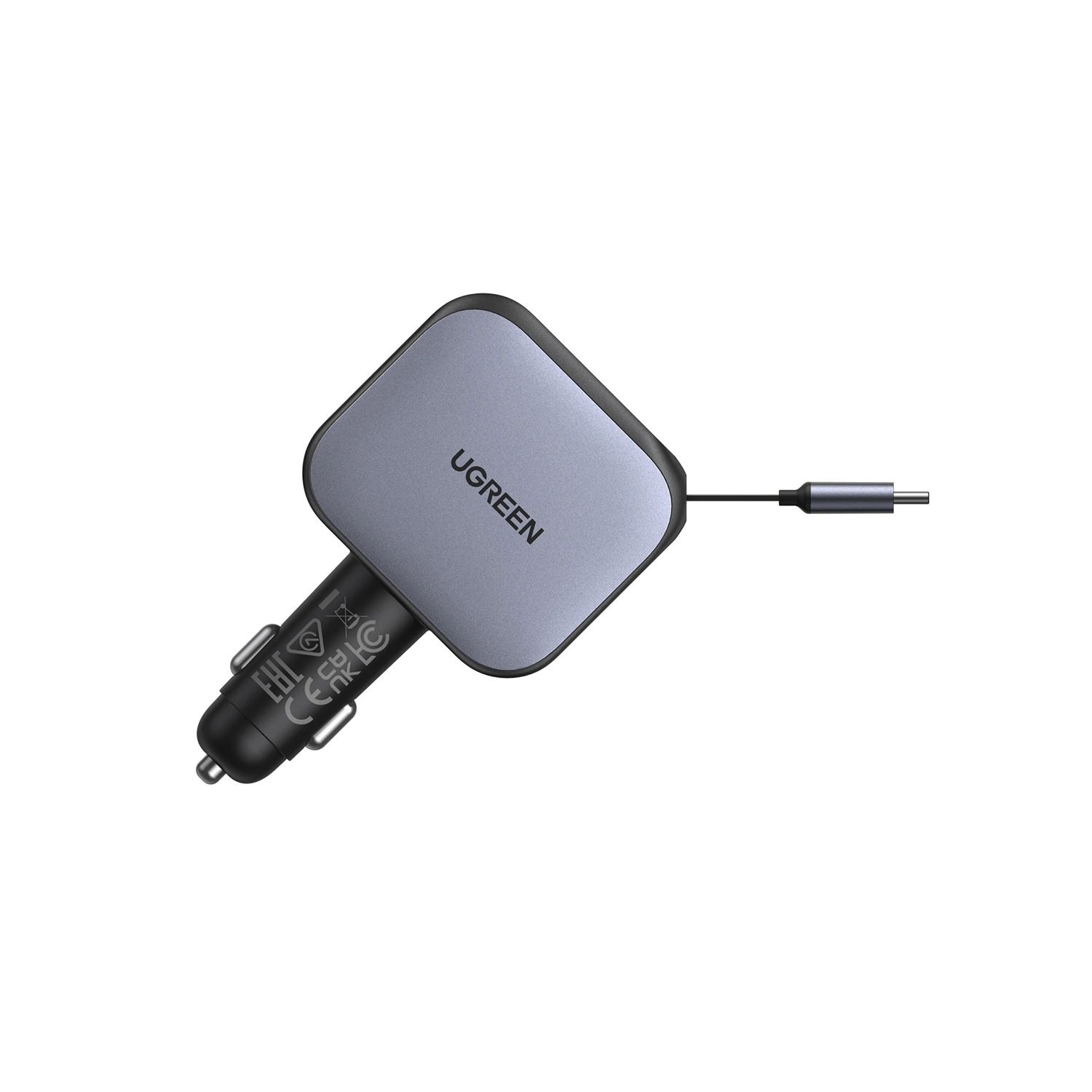 Cargador Ugreen 90W Para Carro C Rápida Cable Incluido Negro 55909B UGREEN | Falabella Perú