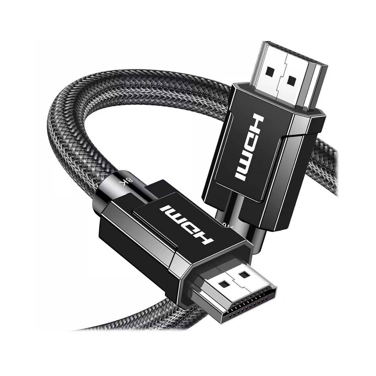 UGREEN - Cable HDMI v21 Certificado eARC HDR Ugreen 8K 60Hz 1M Gris 70319