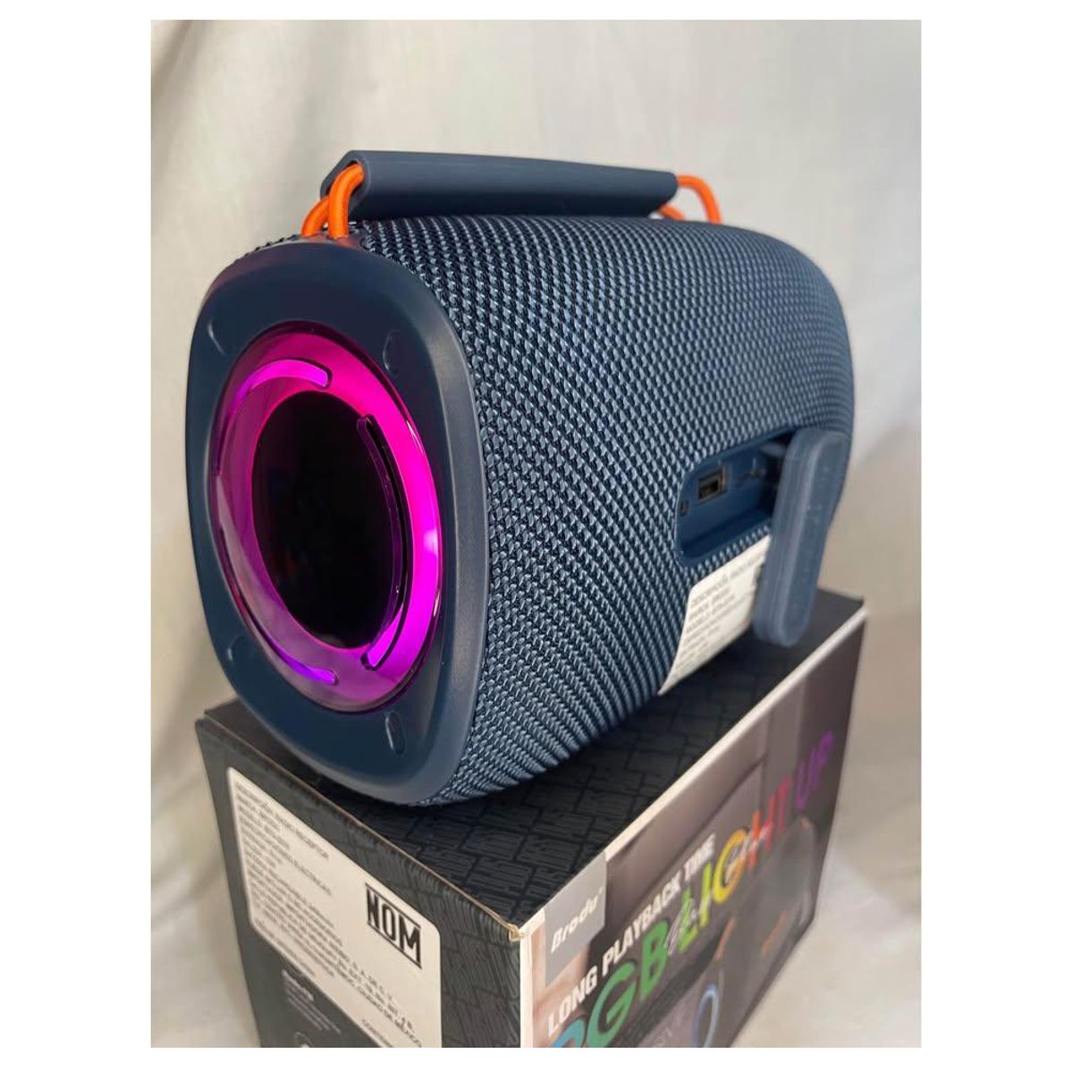 GENERICO - Parlante Brodu Blutooth  RGB Recargable