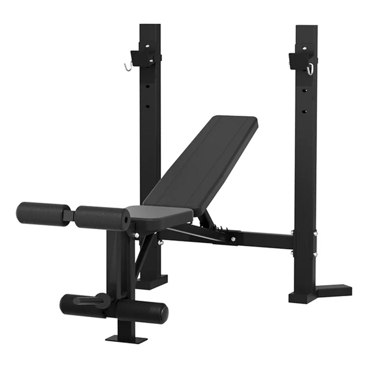PROIRON - Banca para Entrenamiento Multifuncional con Rack PRO-II