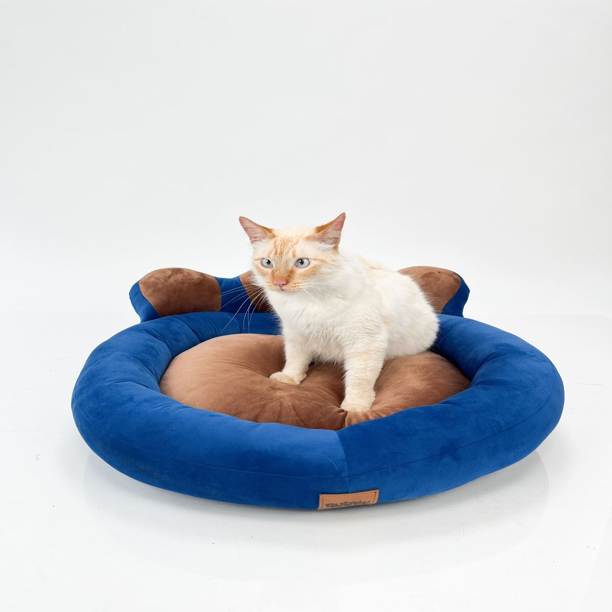 PRETTYPETS - CAMA PARA MASCOTA HUELLITA HIPOALERGENICA  FUCSIA TALLA XS