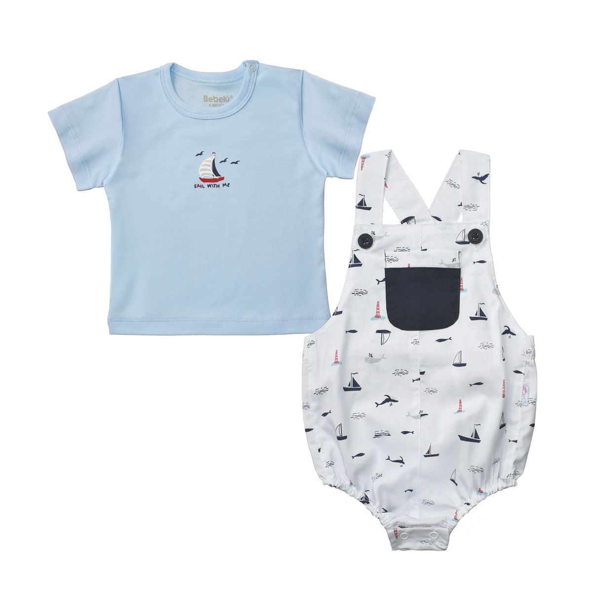 BEBELU - Conjunto Popelina Tomy Para Niño Bebelú