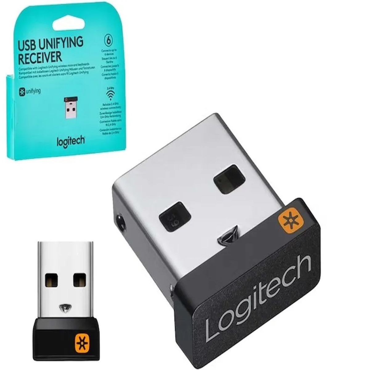 LOGITECH - Receptor usb Logitech Unifying Adaptador Mouse Teclado Itelsistem