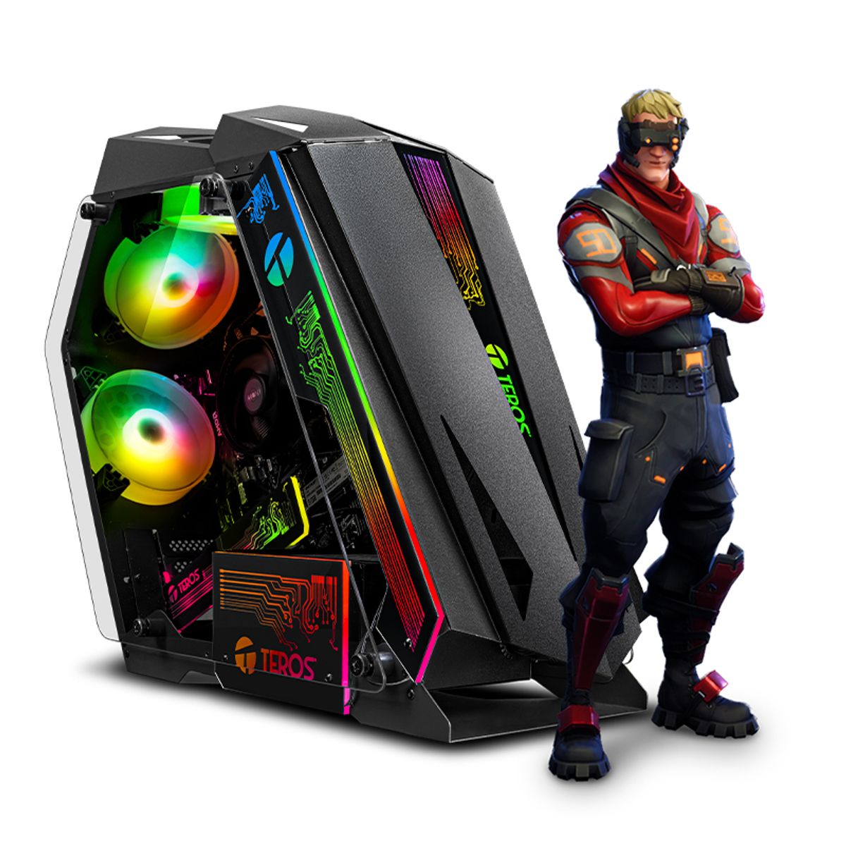 RYZEN - CPU Gamer AMD Ryzen 7 5700 16GB 500GB RTX3050 6GB RGB MI PC LISTA - MIPCLISTA