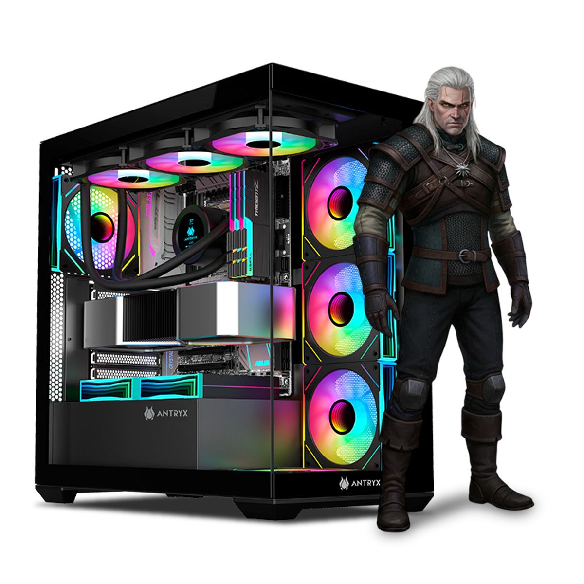 RYZEN - CPU Gamer AMD RYZEN 9 9950X3D 32GB DDR5 1TB RTX5070TI 16GB RGB MI PC LISTA COMPUTADORA