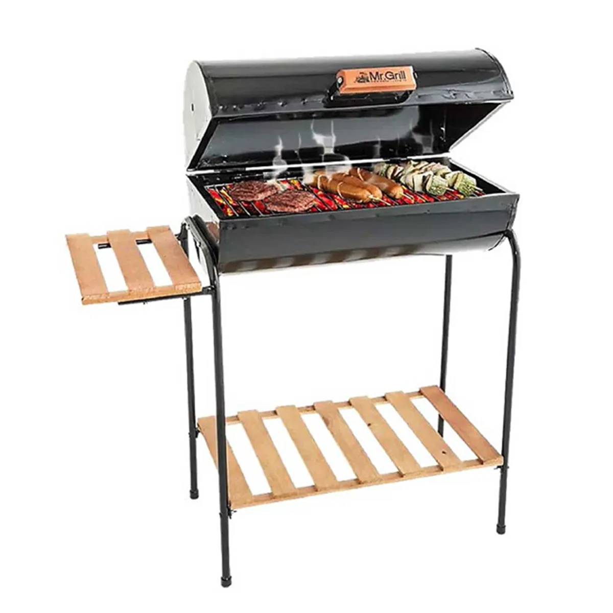 MR GRILL - Parrilla Mr Grill Cilíndrica con Tapa