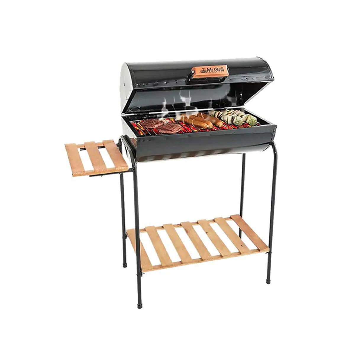 MR GRILL - Parrilla Mr Grill Cilíndrica con Tapa