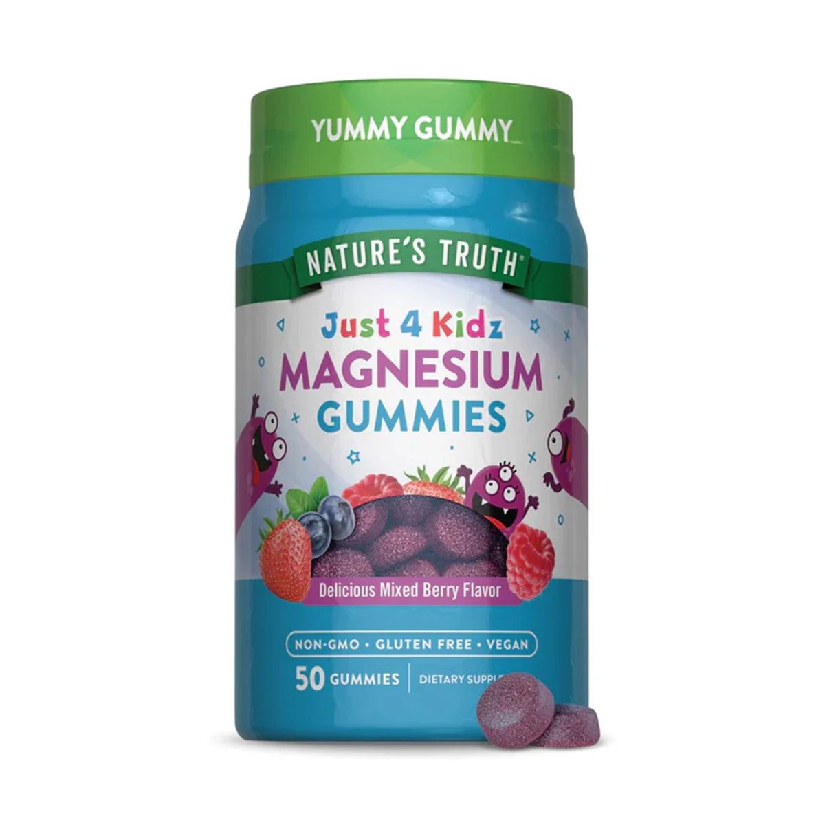 NATURE'S TRUTH - Magnesio Para Niños 50 Gummies Natures Truth