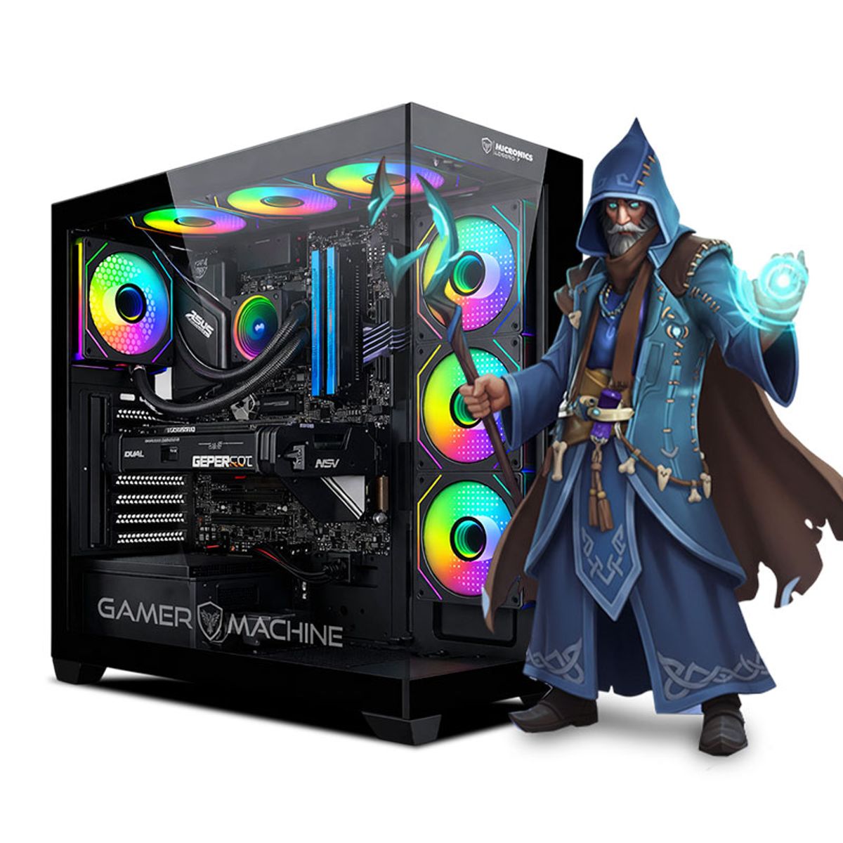 RYZEN - CPU Gamer AMD Ryzen 9 7900X 32GB DDR5 1TB RTX5070 12GB RGB MI PC LISTA