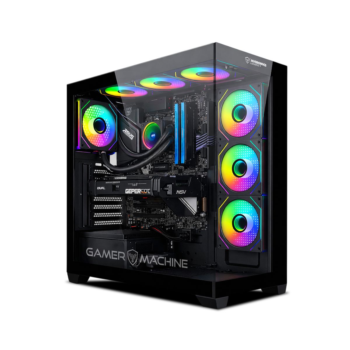 RYZEN - CPU Gamer AMD Ryzen 9 7900X 32GB DDR5 1TB RTX5070 12GB RGB MI PC LISTA