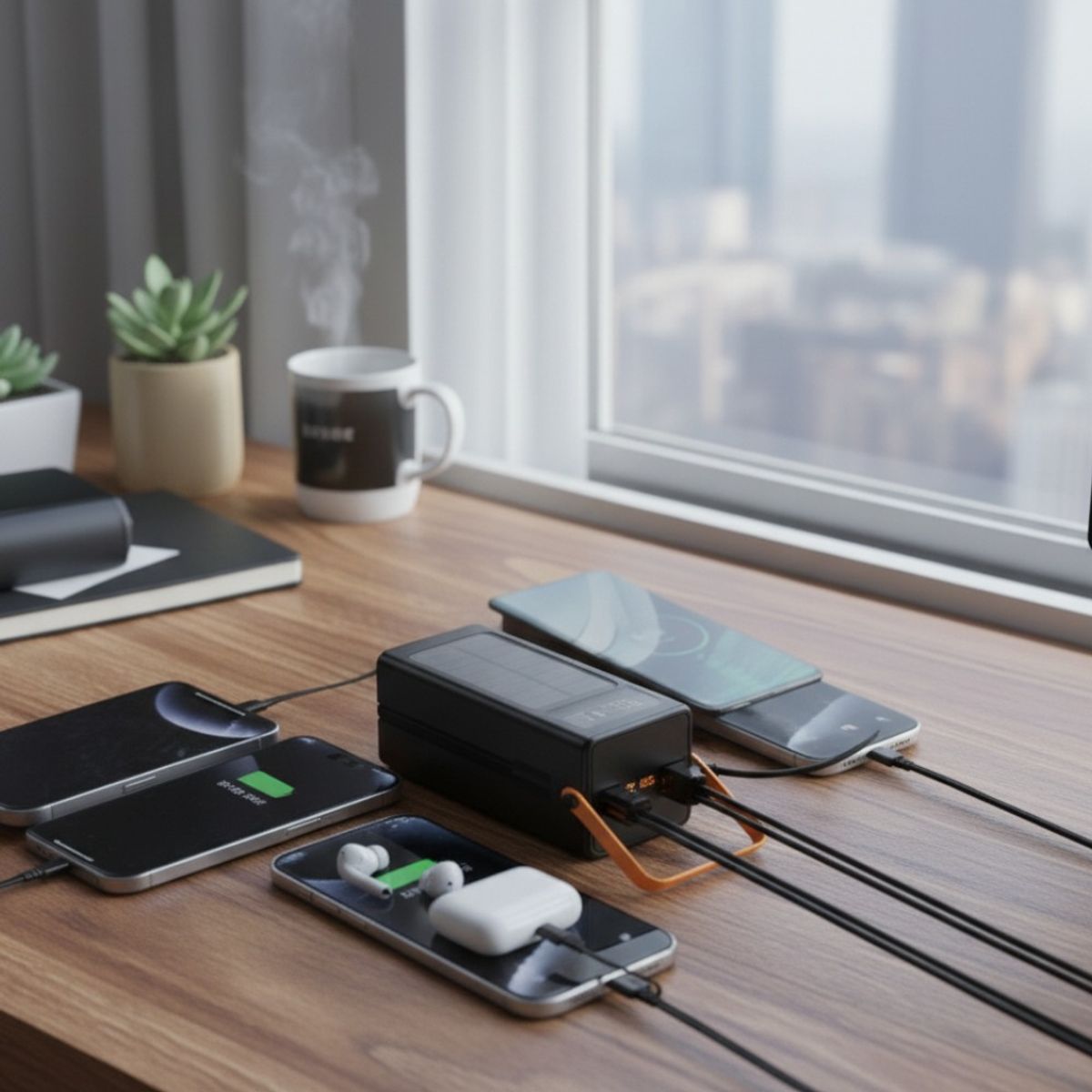 GENERICO - Super Power Bank Octopus 3 4en1 CP09 Negro